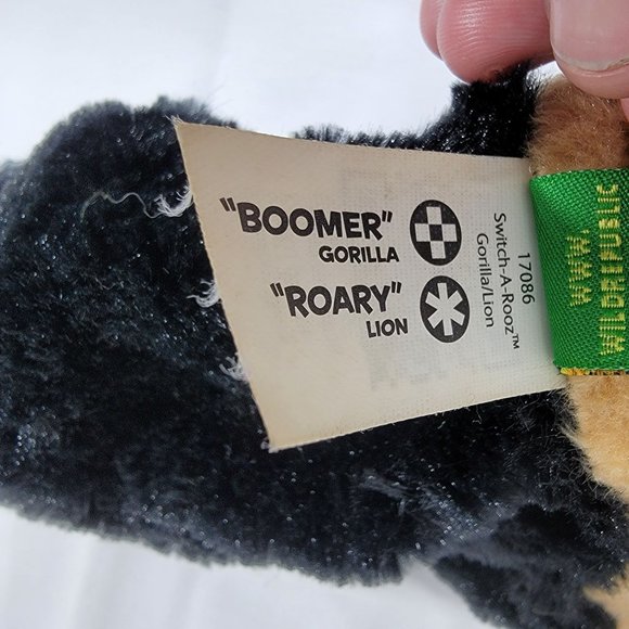 Wild Republic Switch-A-Roos 12" Boomer Gorilla & Roary Lion Combo 2 in 1 2015 - Picture 8 of 9